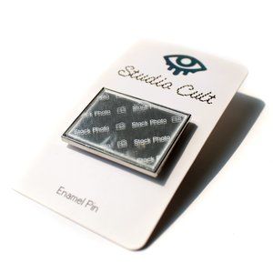 Studio Cult NWT Stock Photo Enamel Pin (Discontinued Design)